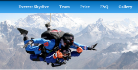 去珠峰的“捷径”：美国旅游公司推出珠峰跳伞观光游