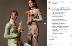 蕾哈娜的 Fenty品牌首次联名合作，选择了中越混血设计师：A Sai