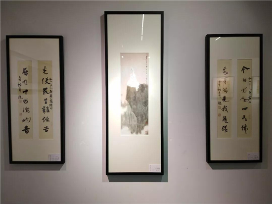 『福慧双修 · 陈耘文/吕国钢佛教主题书画展』在浙江香海禅寺庄严启幕