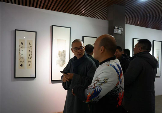 『福慧双修 · 陈耘文/吕国钢佛教主题书画展』在浙江香海禅寺庄严启幕