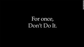 Nike 发声：将品牌口号从“Just Do it“改为“Dont’ Do It”