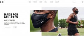 Under Armour 推出售价30美元的运动口罩，一小时内售罄